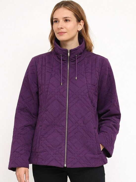 Chico's Jackets & Blazers - Chico's lightweight quilted Jacket Size Medium (Size 2) Purple